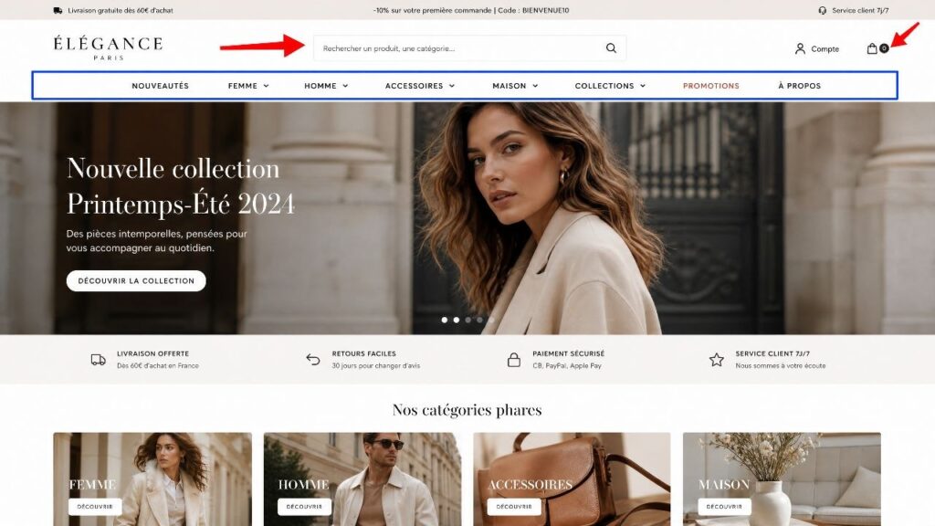 Publier sa boutique en ligne