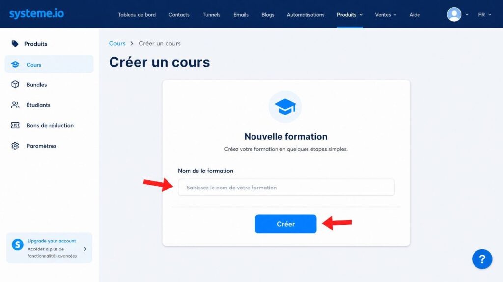 Créer votre espace de formation en ligne pas à pas
