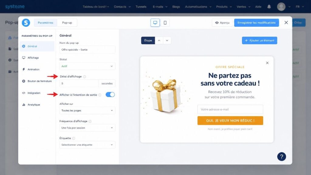 Les pop-ups : ce petit détail qui booste vos inscriptions